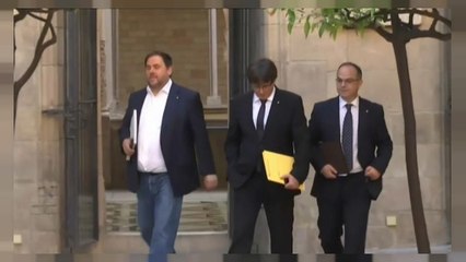 Puigdemont ultima su posible declaración de independencia