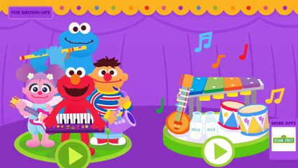 Sesame Street Makes Music App Gameplay Elmo Cookie Monster Abbie | LittleWishes