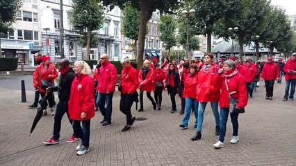 L'action de la CGSP dans le centre de Verviers