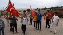 Suriye Sınırındaki Evlere Türk Bayrağı Asıldı