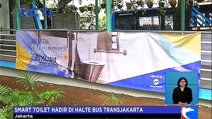 Smart Toilet Hadir di Halte Bus TransJakarta
