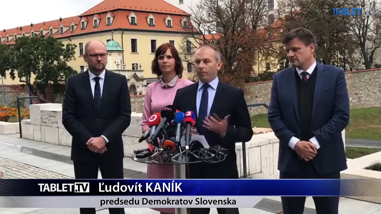 ZÁZNAM: Opozícia vyzýva ľudí, aby išli voliť predsedov a poslancov krajov