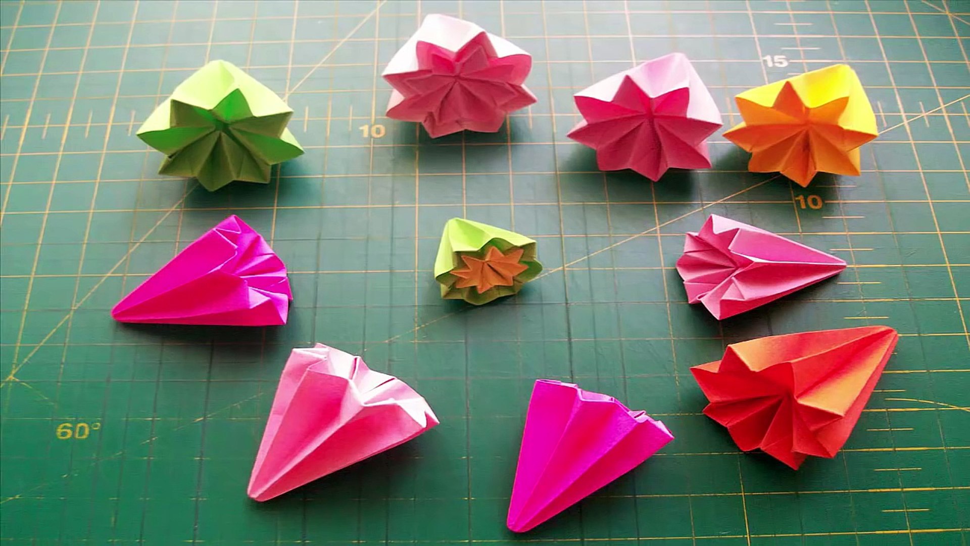 Как сделать комплект елочных игрушек из бумаги без клея
