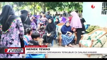 Seorang Nenek Dibunuh dan Dikubur di Dalam Kamar