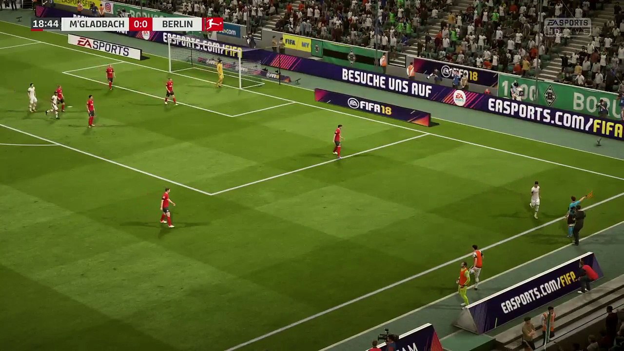 FIFA 18 Borussia Münchengladbach vs Hertha BSC LIVE