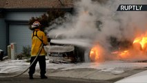 At Least 10 Dead, Thousands Evacuated in California Wildfires