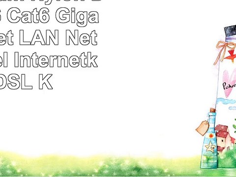 i 5m Premium Nylon Design Cat6 Cat6 Gigabit Ethernet LAN Netzwerkkabel