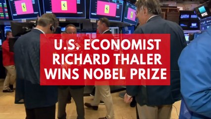 US economist Richard Thaler wins Nobel Prize