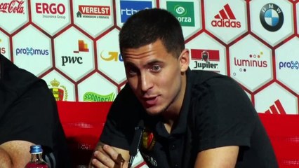 Eden Hazard avant Belgique - Chypre
