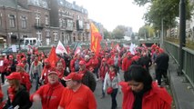 Les manifestants ont défilé dans le centre de Mons