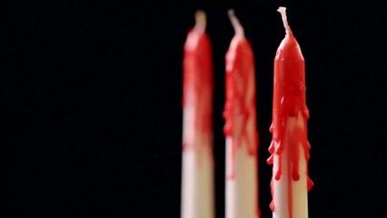 Spookify Your Pad with These DIY Bleeding Candles