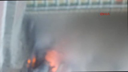 Alev Alev Yanan Aracın Lpg Tankı Böyle Patladı