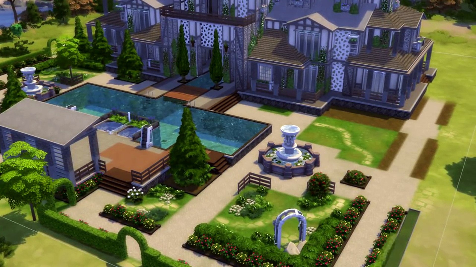 The Sims 4 House Building The Edward Mansion Blockbuster
