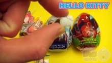 The Baby Big Mouth Show! Best of Opening 3 JUMBO Surprise Eggs! Disney Frozen Hello Kitty Spider-Man