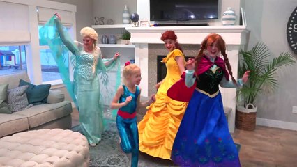 Frozen Elsa CLOTHES SWAP CHALLENGE w/ Spiderman and Frozen Elsa and Beauty and the beast belle