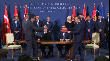 Türkiye ve Sırbistan Arasında 12 Anlaşma İmzalandı