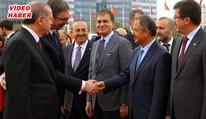(10 Ekim 2017) BAKAN ÖZHASEKİ SIRBİSTANLI MEVKİDAŞIYLA BİR ARAYA GELDİ