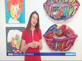 Interview Laetitia Dufour - Galerie Duret Paris - Reportage France 3 Ile-de-France