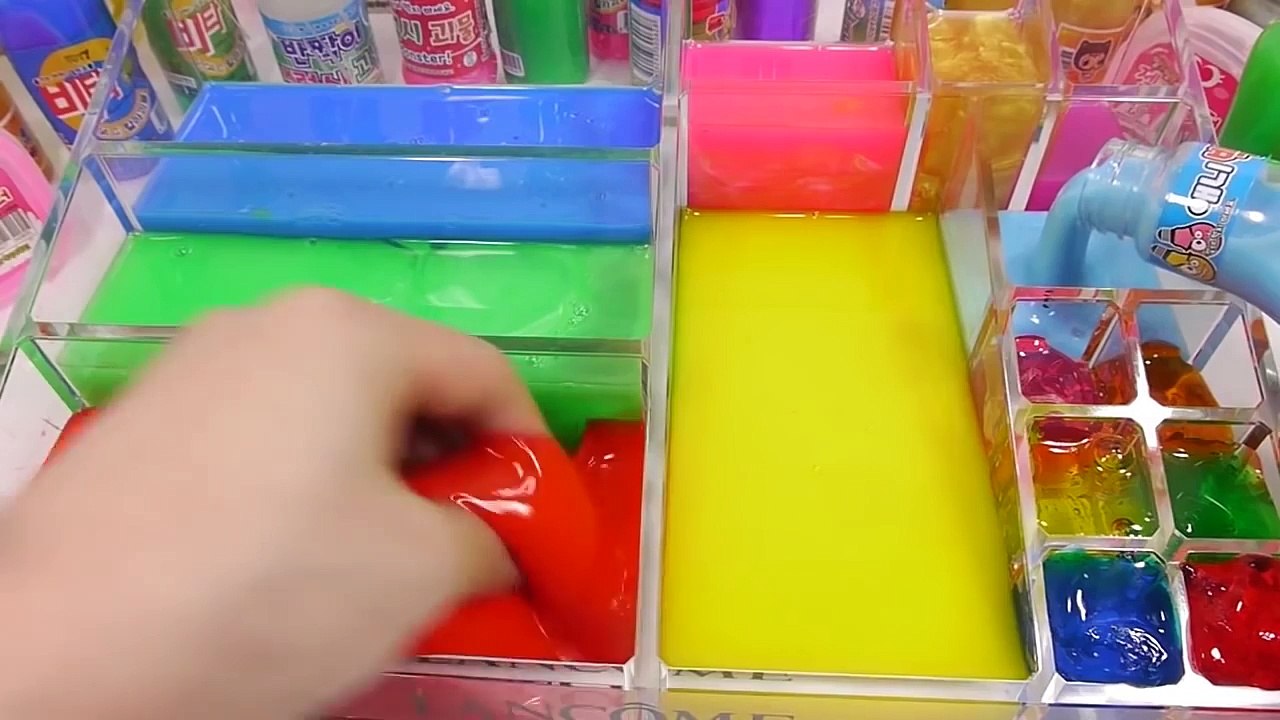 Combine Slime Colors Clay Case DIY Learn Colors Slime Icecream