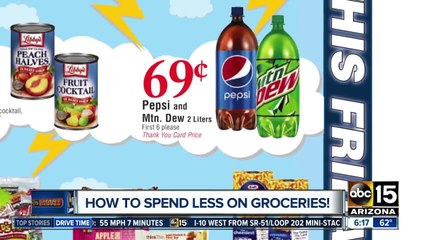 How to spend less on groceries!