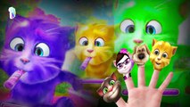 Talking Tom Cat /Talking Tom And Friends / Mega Finger Family Collection