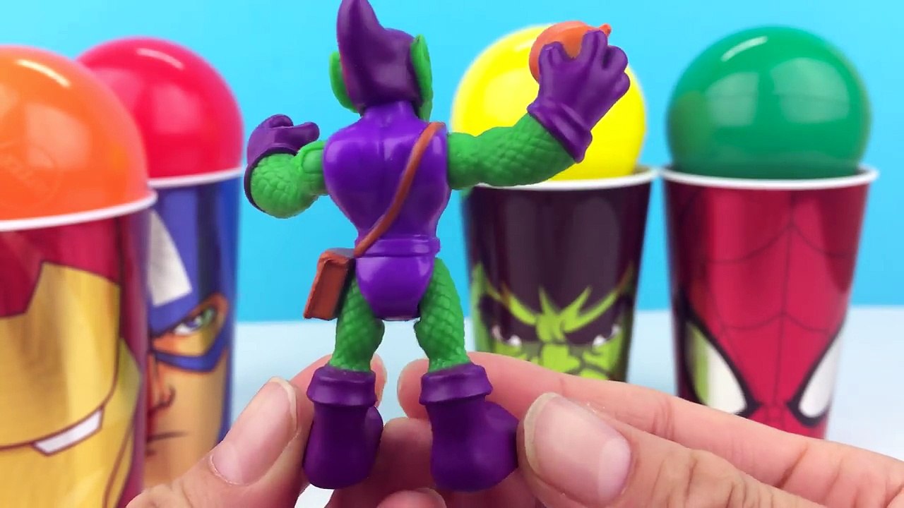 Marvel Avengers Balls Surprise Iron Man Hulk Captain America Spider-Man with Mr Potato Head
