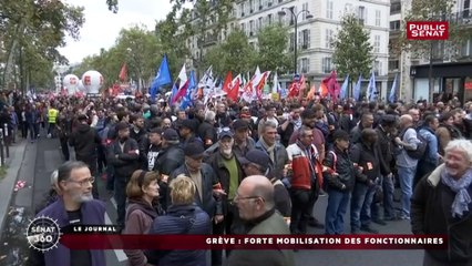 Grève : forte mobilisation des fonctionnaires