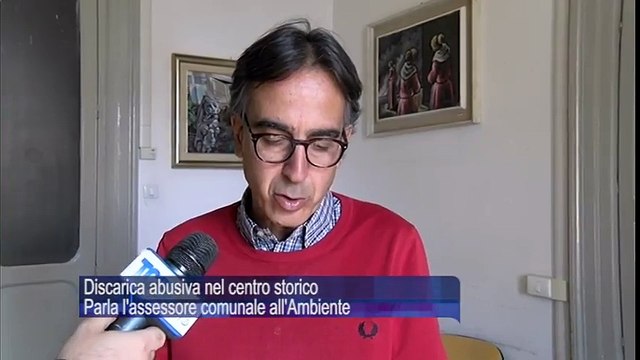Discarica abusiva nel centro storico, parla l'assessore comunale Ivo Cigna