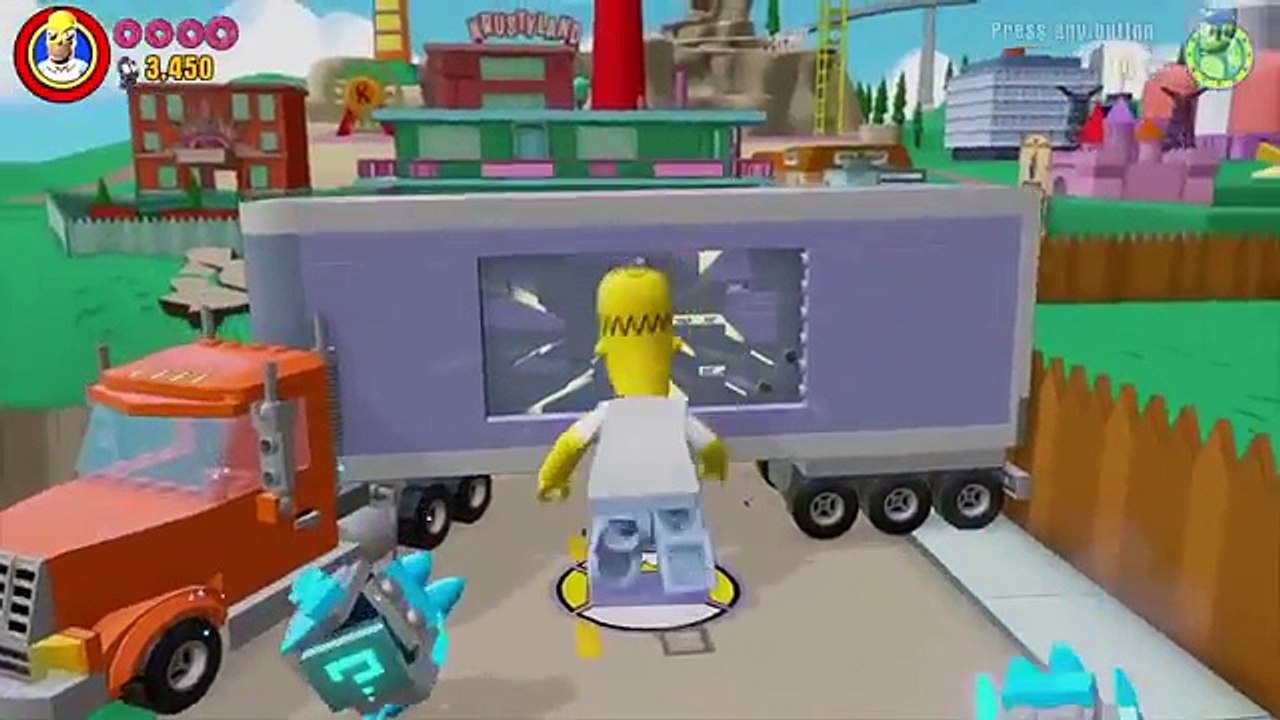 Lego Sonic Homer Simpson Complete Level Walkthrough Lego Dimensions for kids