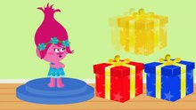 Learn Colors with Ice Cream & Trolls Poppy Video for Kids Finger Family Nursery Rhymes