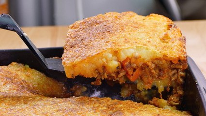 Este PASTEL de carne y patata es tan fácil de hacer que parece MENTIRA que sea de verdad