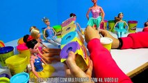 Куклы Барби Мультик для девочек Видео с куклами. Пластилин Плей До Игры Игрушки для детей