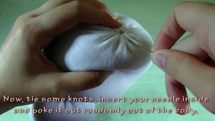 DIY- Tutorial on How to Make Baymax Sock Plush