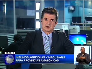 Petroecuador entrego insumos agrícolas y maquinaria para provincias amazónicas