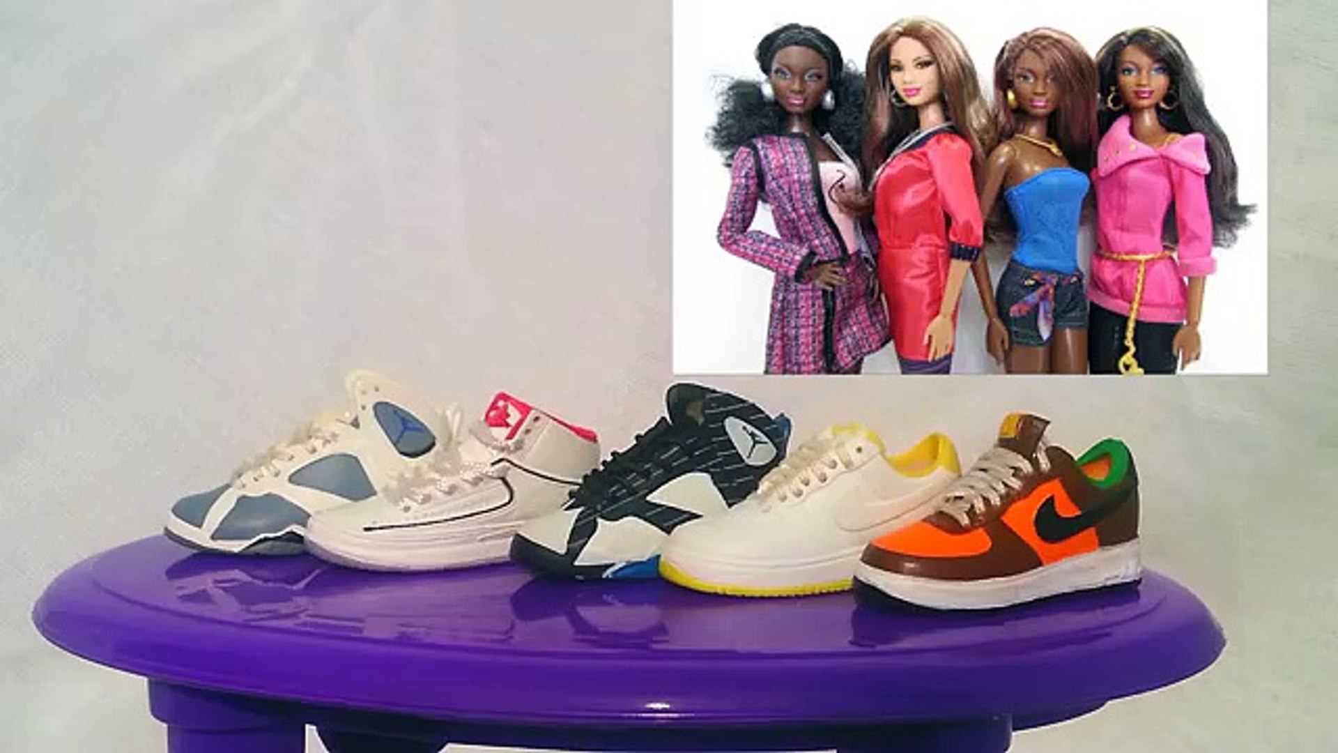 Air Jordans For Barbie Dolls Haul & Review- Ken Doll Shoes & 1:6  Fashion/Action Figures─影片 Dailymotion