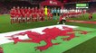 Ferveur extraordinaire des supporters Gallois pendant l'hymne d'avant match !