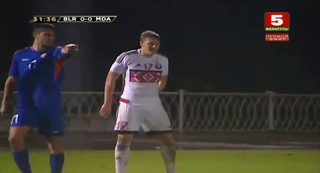(Own goal) Pavlovets A. HD -  Belarus U21	0-1	Moldova U21 10.10.2017