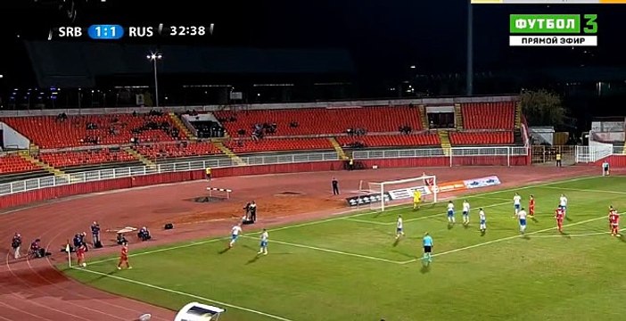 Luka Jovic Goal HD - Serbia U21	2-1	Russia U21 10.10.2017