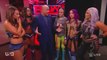 Emma, Bayley, Sasha Banks, Dana Brooke, Alicia Fox, Kurt Angle Backstage Raw 10.09.2017