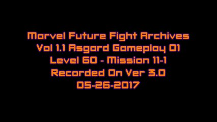 Marvel Future Fight Archives - Vol. 1.1 Asgard Gameplay 01