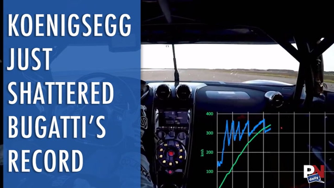 Koenigsegg Just Shattered Bugatti’s Record