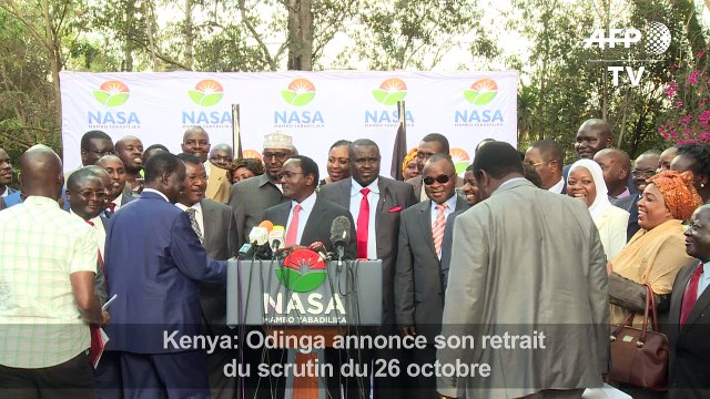 Kenya: Odinga annonce son retrait du scrutin du 26 octobre