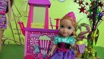 FERRIS WHEEL! ELSA & ANNA toddlers at FAIR! Amusement Park, Cotton Candy! Other kids join them