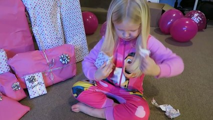 OLIVIAS 4TH BIRTHDAY MORNING OPENING PRESENTS