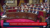 THE RUNDOWN | Carles Puidgemont addresses Catalan Parliament | Tuesday, October 10th 2017