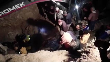 Yozgat'ta İçme Suyu Kanalında Göçük