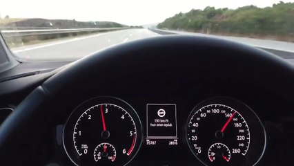 Top Speed  VW Golf 7 1.6 TDI 243 kmh RSA Motorsports (Chiptuning)  (Vmax)
