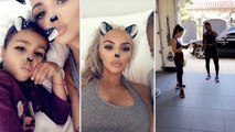 Kim Kardashian | Snapchat Videos | October 6th 2017 | ft Kourtney Kardashian & North West