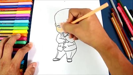 Cómo dibujar a Bebe Jefazo (Un Jefe en Pañales) | How to draw Boss Baby