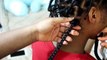NO CORNROWS SINGLE CROCHET BRAIDS || TOOK ONLY 3 HOURS